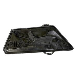 Vintage F-117A USAF 1989 Skunk Works Stealth Bomber Jet USAF Belt Buckle RARE